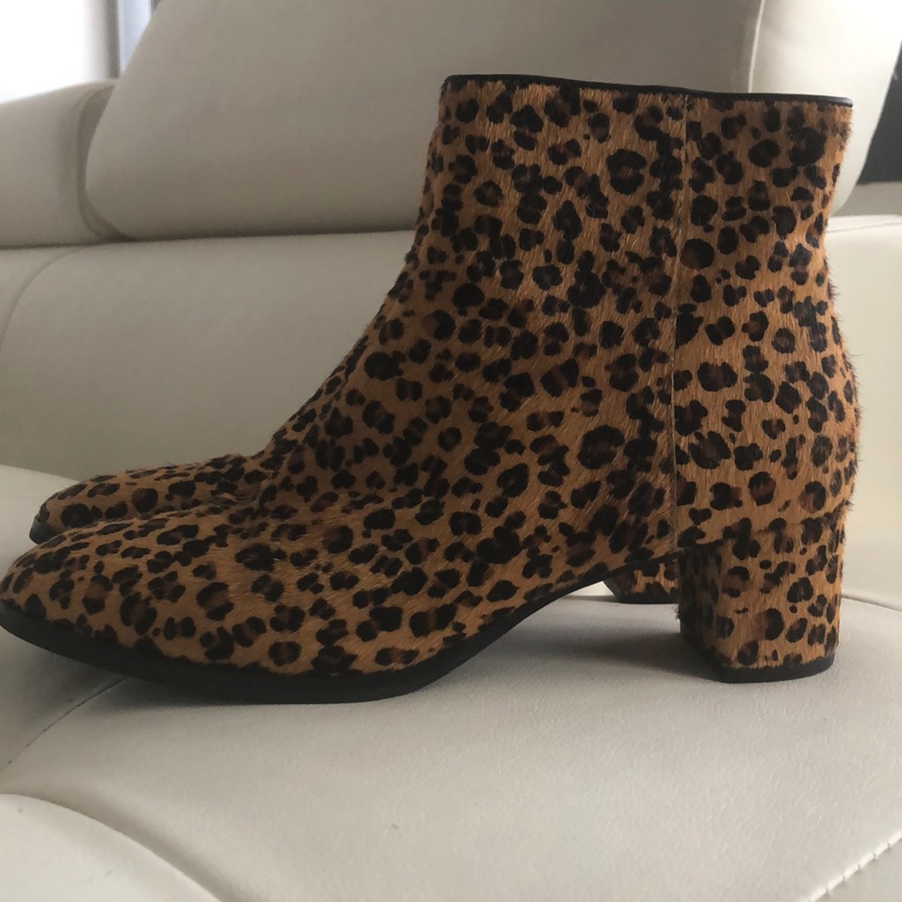 Via Spiga Leopard Booties - Picture 8 of 14